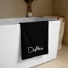 DECALVIBES Handtuch Badetuch 76x152 cm Classic, Schwarz Bild 3