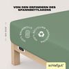 Schlafgut 'Easy' Spannbettlaken, Jersey, 100% Baumwolle, rundum Gummizug, für Matratzen bis 22 cm Höhe, Green Mid, XL 180x200 cm - 200x200 cm Bild 3