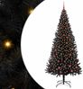 vidaXL Weihnachtsbaum mit 300 LEDs mit Ständer Schwarz 210 cm PVC 3396487 Bild 2