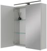 Planetmöbel Badezimmerspiegelschrank Spiegelschrank ARIA (Spiegelschrank Bad mit Beleuchtung und Steckdose, Badschrank mit Spiegel hängend) Bild 5