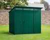 Hörmann Ecostar Metall-Gerätehaus Trend mit Pultdach Typ 2, 238x238 cm , moosgrün, 5,7 m²,1-flüglige Tür Bild 2
