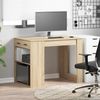 vidaXL Schreibtisch mit Schubladen Ablage Sonoma-Eiche 102x62x77,5 cm 858688 Bild 3