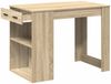vidaXL Schreibtisch mit Schubladen Ablage Sonoma-Eiche 102x62x77,5 cm 858688 Bild 5
