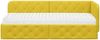 vidaXL Eckbettgestell Gelb 80 x 200 cm Samt 3394068 Bild 5