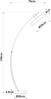Bogenlampe Stafford Grau [lux. pro] Bild 3