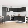 vidaXL 14-tlg. Küchenschrank-Set Kalmar Schwarz Holzwerkstoff 3314972 Bild 3