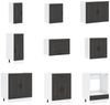 vidaXL 14-tlg. Küchenschrank-Set Kalmar Schwarz Holzwerkstoff 3314972 Bild 4
