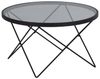 ebuy24 Couchtisch Cuxton Couchtisch Glas Ø80cm grau. Bild 4