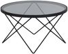 ebuy24 Couchtisch Cuxton Couchtisch Glas Ø80cm grau. Bild 2