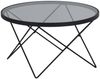 ebuy24 Couchtisch Cuxton Couchtisch Glas Ø80cm grau. Bild 5