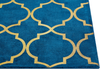 Teppich marineblau gold 160 x 230 cm marokkanisches Muster YELKI Bild 4