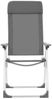 vidaXL Klappbare Campingstühle 4 Stk. Grau Aluminium 44307 Bild 5