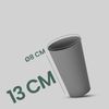 Becher Kunststoff - Mehrweg Grau 0,4L 4er-Pack Bild 2