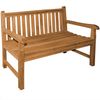 Gartenbank Piceno Teak Massivholz 150 cm Bild 2