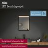 Paulmann 71093 LED Leuchtspiegel Miro IP44 Tunable White Schwarz 62x45cm 3000K Bild 2