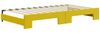 vidaXL Tagesbett Ausziehbar mit Schubladen Gelb 100x200 cm Samt 3197013 Bild 5