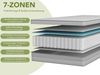Taschenfederkernmatratze Comfort, ergonomische 7-Zonen Federkernmatratze 90x200 cm & 140x200 cm, Dreamstar, 21 cm hoch, mittelfeste Matratze (H3), aktmungsaktiv, anpassungsfähig Bild 2