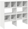 vidaXL Schuhregale 2 Stk. Stapelbar Weiß 89,5x30x40 cm 858840 Bild 2
