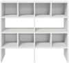 vidaXL Schuhregale 2 Stk. Stapelbar Weiß 89,5x30x40 cm 858840 Bild 4