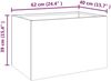 vidaXL Pflanzkübel 62x40x39 cm Cortenstahl 821557 Bild 10