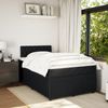 vidaXL Boxspringbett mit Matratze Schwarz 120x200 cm Samt 3290018 Bild 5