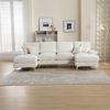 4-Sitzer Wohnlandschaft B 272 x T 136 x H 88 cm aus Chenille mit 2 Liegeflächen Bild 2
