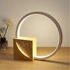 POPOLIC Nachttischlampe 10W Nachttischlampe mit USB-Ladefunktion,Tageslichtwecker, warmweißes Licht, 3 Stufige Helligkeit Nachtlicht, Touch Control Dimmbar Tischlampe, Wake Up Licht, Wecker Bild 5