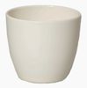 INNA-Glas Blumentopf Keramik Pflanztopf, Ø12cm, 9,8cm, Creme Bild 2