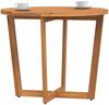 vidaXL Garten-Esstisch Rund Ø90x75 cm Massivholz Akazie 4108134 Bild 4