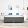 vidaXL Bettrahmen mit Matratze Dunkelgrau 180 x 200 cm Stoff 3398956 Bild 3