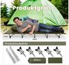 HOMECALL Feldbett Ultraleichtes Campingbett klappbar für Erwachsene für Zelten (Campingliege 150 kg Belastbar) für Zelten, Wandern, Outdoor, Büro Mittagspause, Gästebett Join Nature Bild 2