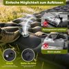 Sekey 2er Set Selbstaufblasende Isomatte mit Kissen, Outdoor 10cm dicke Campingmatte Ultraleicht, Schwarz Bild 5