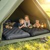 Sekey 2er Set Selbstaufblasende Isomatte mit Kissen, Outdoor 10cm dicke Campingmatte Ultraleicht, Schwarz Bild 2