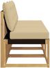 vidaXL 3 Stück Outdoor Mittelsofa 901616 Bild 5