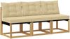 vidaXL 3 Stück Outdoor Mittelsofa 901616 Bild 2