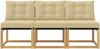 vidaXL 3 Stück Outdoor Mittelsofa 901616 Bild 4