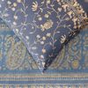 Bettwäsche Bassetti Mako Satin Brenta G1 Paisley Grau Blau 155x220 Bild 2