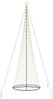 vidaXL LED-Weihnachtsbaum mit 555 LEDs Warmes Weiß 500 cm Metall 42018795 Bild 2