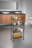 METALTEX 344504000 Ascona Lava Allzweckwagen 4 Etg. 41 x 26 x 86 cm TouchTherm, matt schwarz Bild 4