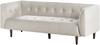 Sofa 3-Sitzer BYSKE Stoff Hellbeige Bild 4