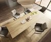 Esstisch Edge 300x100 Keramik Laminam® Sabbia Eichefarbig Troa Metall Effektfinish Titan Bild 4