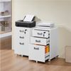 Yaheetech Aktenschrank Mobiler Büroschrank mit 3 Schubladen und Hängeregistratur Bild 4