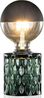 Pauleen 48023 Crystal Magic Tischleuchte max. 20W Tischlampe für E27 Lampen Nachttischlampe Grün 230V Glas ohne Leuchtmittel Bild 3