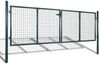 vidaXL Zauntor Stahl 300x100 cm Grün 42979 Bild 2