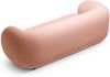 Micadoni Sofa Kate 3-Sitzer Samt Rosa Bild 3