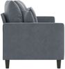 vidaXL 3-Sitzer-Sofa Dunkelgrau 180 cm Samt 359314 Bild 4