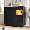 Schuhschrank 100,5x39,5x105 cm mit LED-Beleuchtung und verstellbaren Regalen – moderner Stauraum für Flure Bild 4