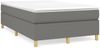 Boxspringbettgestell, Doppelbett Dunkelgrau 120x200 cm Stoff Bild 2
