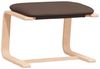 vidaXL Fußhocker Dunkelbraun 51x41x40 cm Stoff 351067 Bild 2