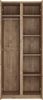 Kleiderschrank mit 2 Türen in Eiche Nb. FORTALEZA-129, B/H/T ca. 83,1/200/58 cm Bild 2